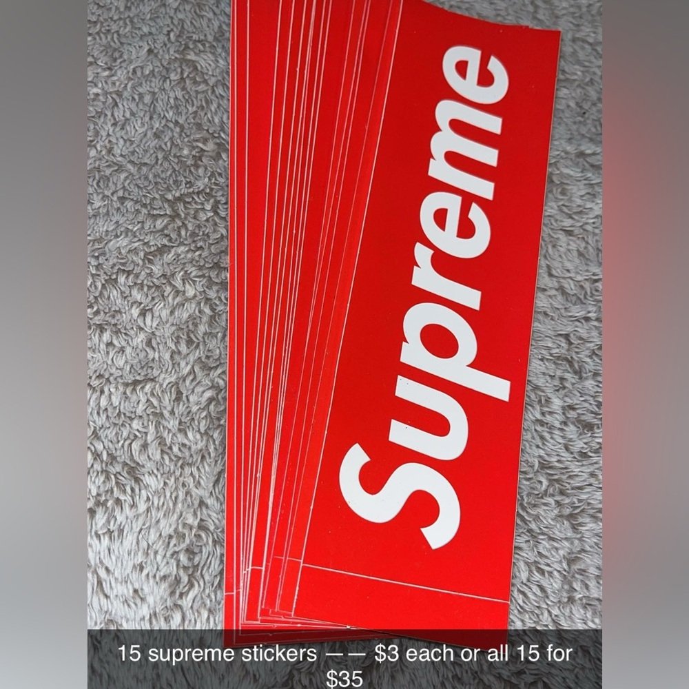 Supreme stickers